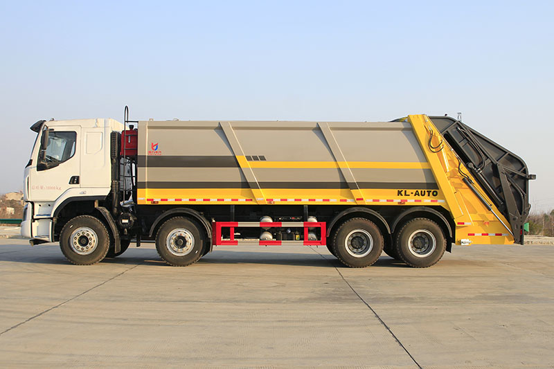 柳汽前四后八压缩垃圾車(chē)(25方)