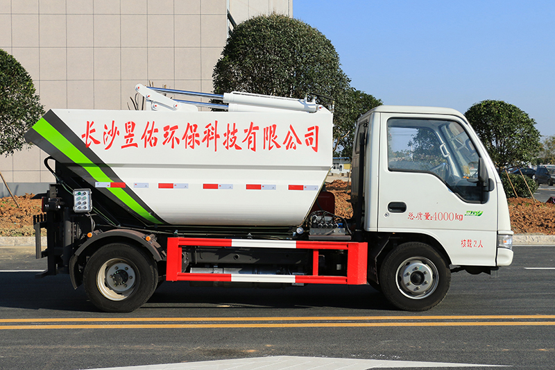 江淮康铃X1无泄漏后装挂桶垃圾車(chē)(3.5方 3方)