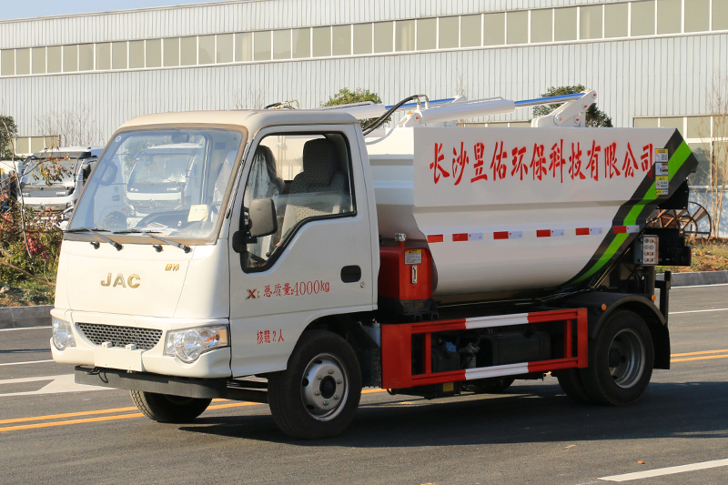 江淮康铃X1无泄漏后装挂桶垃圾車(chē)(3.5方 3方)